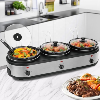 tru triple slow cooker 2.5 qt